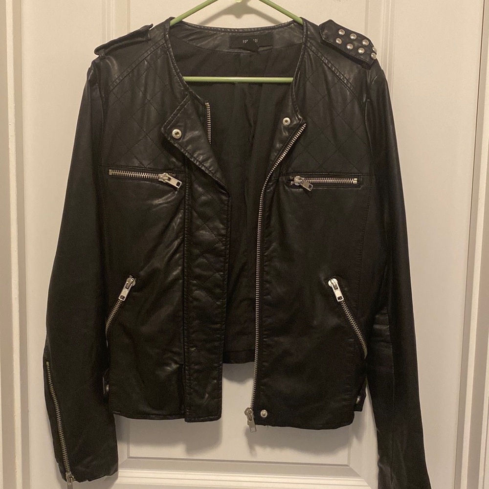 Studded Leather Jacket